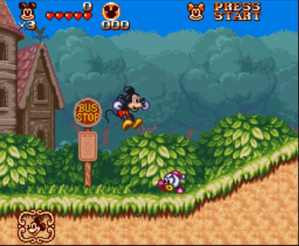 Great Circus Mystery Starring Mickey & Minnie, The - геймплей игры Super Nintendo\Famicom